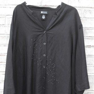 PLUS SIZE Three Quarter Sleeved Tunic - ROOMY
